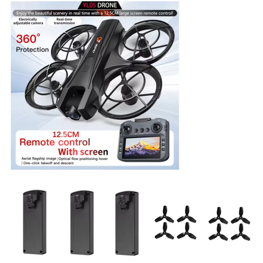 YL05 Drone Battery 3.7v 1000mAh Li-Poly / Propeller Blade / For YL05 Drone Accessory YL05  Parts