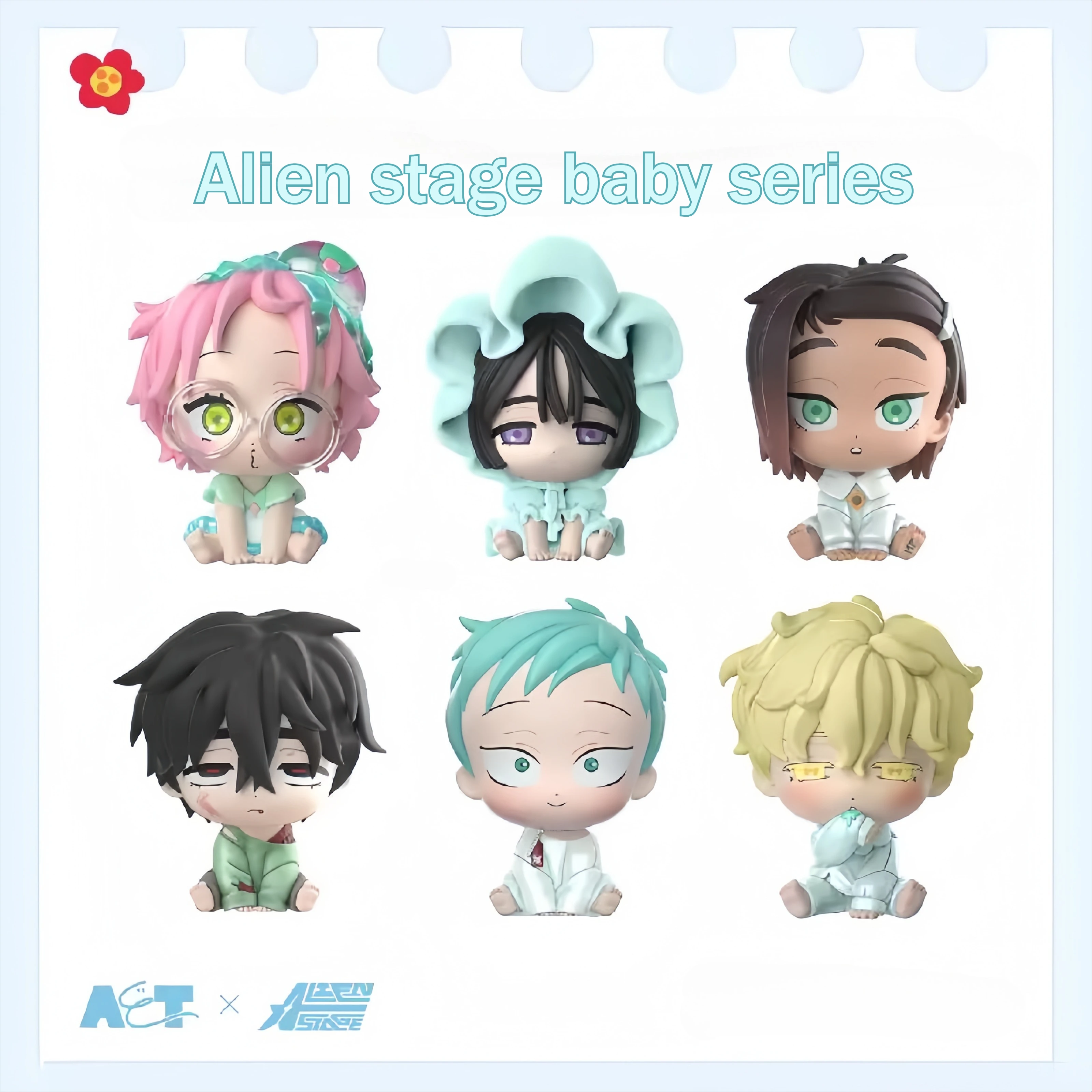 

Alien Stage MIZI SUA Blind Box Sunny Day Baby Pendant Q Version Ornaments Anime Peripheral Ornaments Friend Birthday Gifts