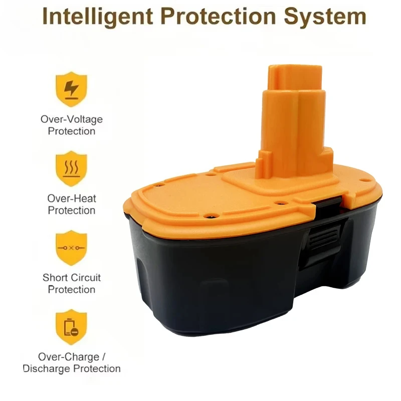 18V 6800/9800mAh Ni-MH power tools are suitable Drill Tools Screwdriver Batteries DC9096 DE9039 DE9095 DW9098 DE9503 DW9096