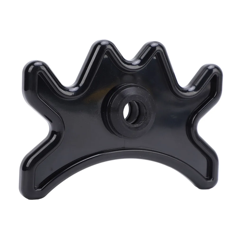 Plastic Material Billiard Bridge Head Portable Design Lightweight Structure Cue Bridge Accessories Black Color
