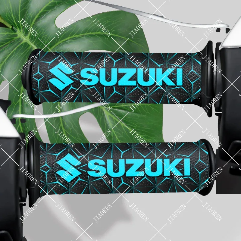 

Синие наклейки с логотипом Suzuki на руль мотоцикла, водонепроницаемые, противоскользящие наклейки для велосипедов