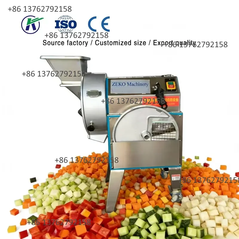 【2026】 Automatic Electric Vegetable Cutter and Potato Slicer Multi-purpose Commercial Food Chopper Chopping Machine