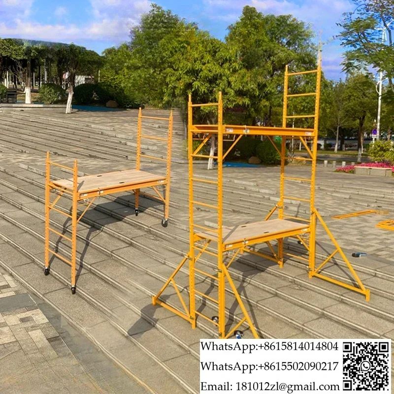 Quick installation multifunctional mobile scaffolding folding lifting platform activity decoration scaffolding horse stool