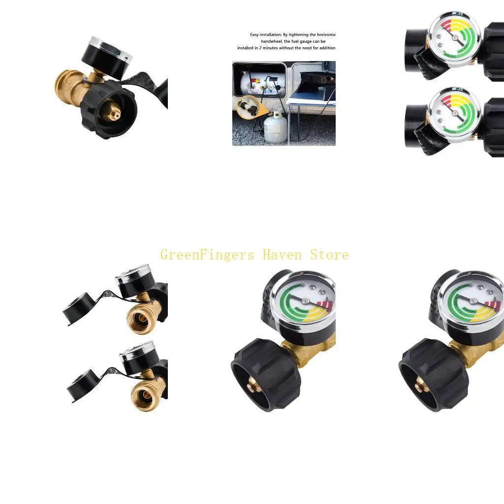 

F68D Quick Install Propane Dauge Adapter Автоматическая функция отключения сильное инструмент индикатора уровня пропана для