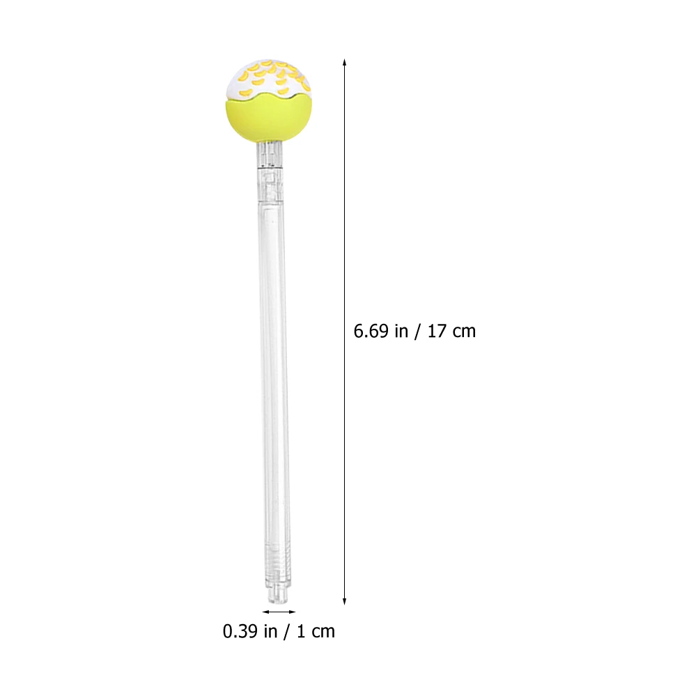 10pcs 0.5mm Refillable Gel Pens Smooth Writing Creative Cartoon Student Teacher Gifts Mixed Colors Universal Writing Tools