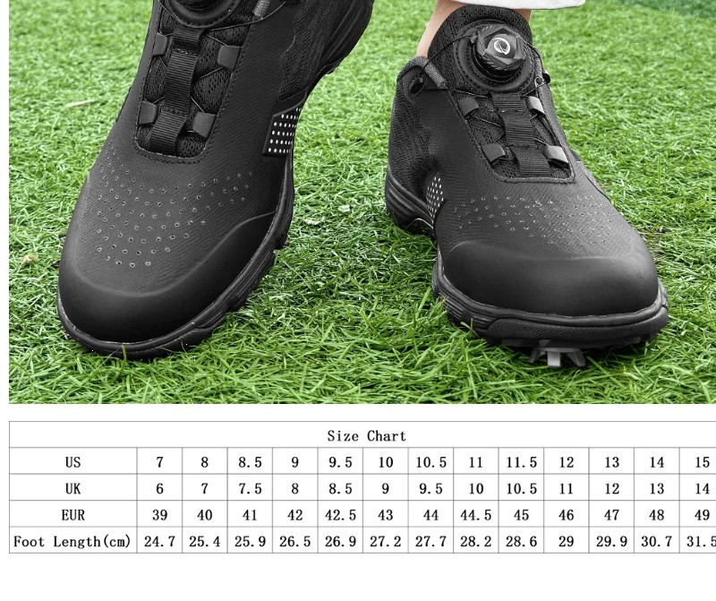 

Summer Men's Golf Shoes Mens Designer Golf Trainers Black Gray Fitness Shoes Mens Branded Sneakers