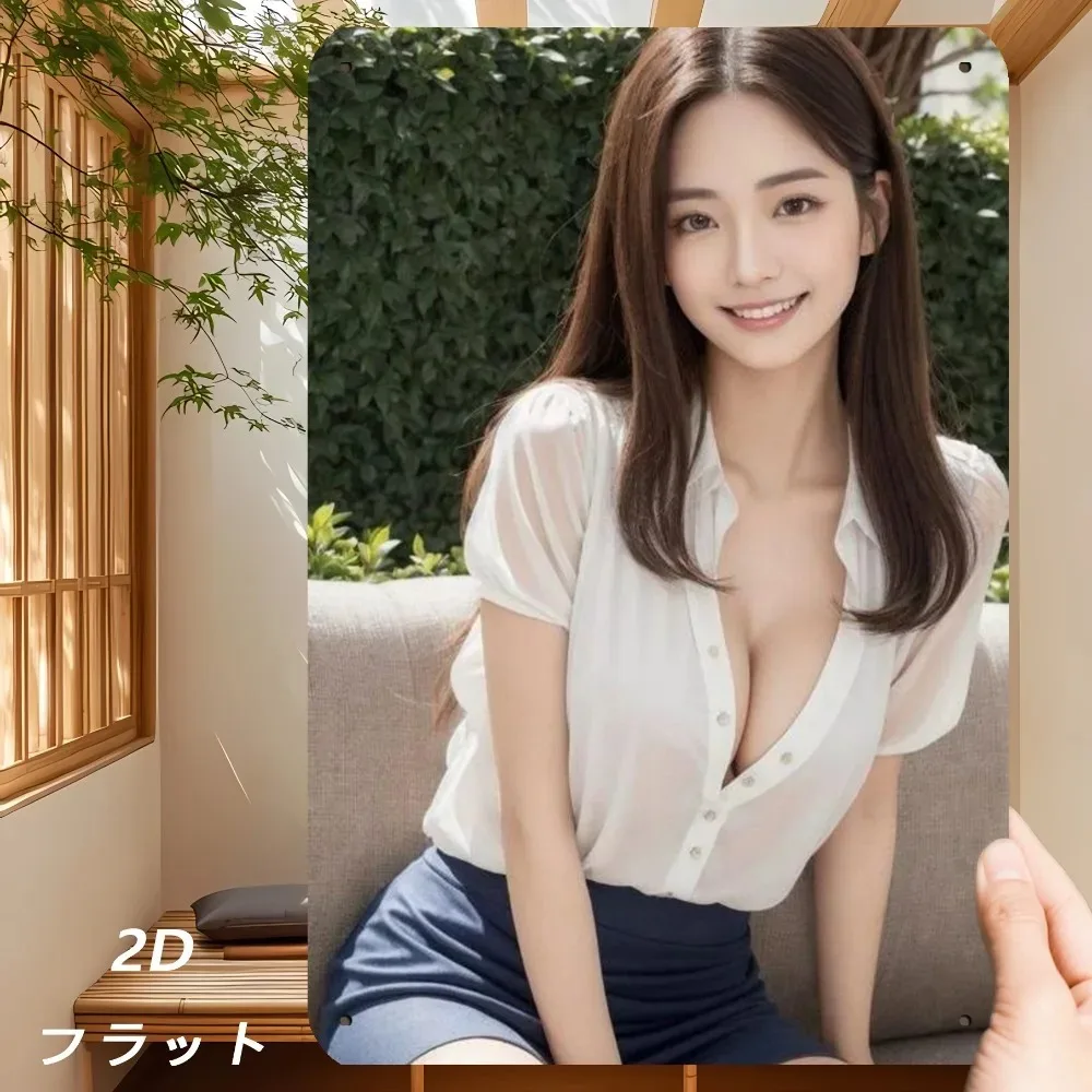 

Vintage Art Deco Tin Sign "White Shirt Blue Skirt" 2D Wall Art, Retro 8x12 Inch Metal Sign for Home Kitchen Bar | Unique Valenti