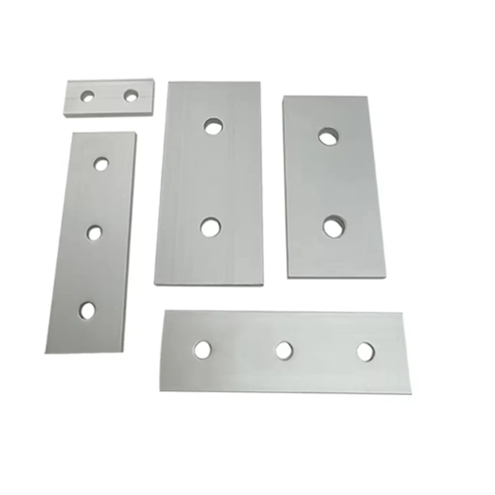 6063 Aluminum Profile Vertical Connection Plate 2/3/4/6/8 Hole  Fastener Angle Connector 1515/2020/3030/4040/4545/2040 Series