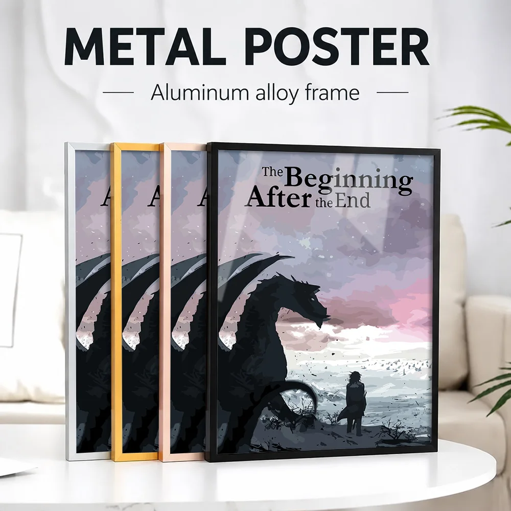 The Beginning After Framed Metal Print Customized Photo Modern Superhero Style Wall Art For Teen Bedroom Graphic Novel Fan Gift