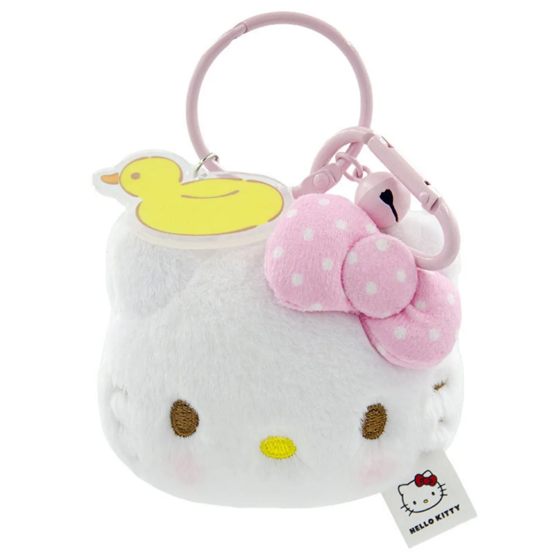 10cm Genuin Sanrio My Melody Kuromi Cinnamoroll Kt Cat Plush Toy Anime Stuffed Animals Keychains Small Pendant Backpack Hangings - view 6