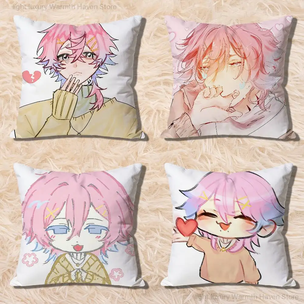 

Ren 14 Days With You Anime Celebrity Merchandise All-Match Printed Pillow Case Sofa Car Office Room Decoration Protector