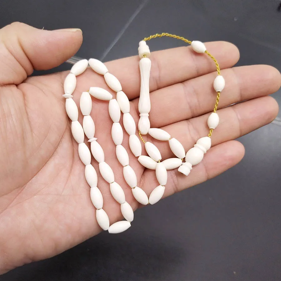 Tasbih Natural Camel bone 33 prayer beads white Muslim misbaha arabic fashion islamic Collection level bracelet
