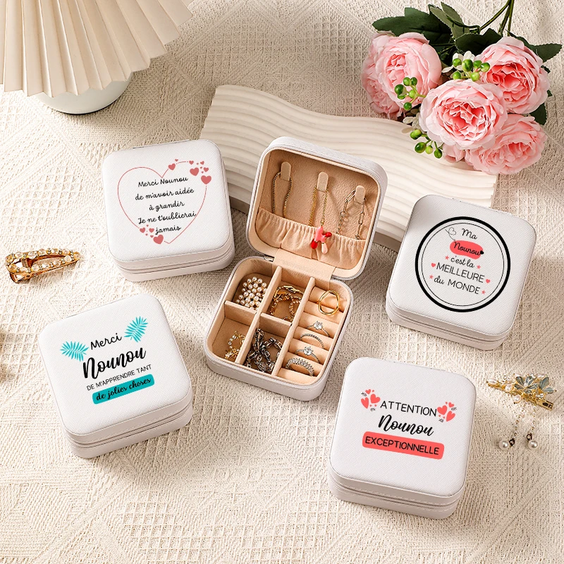 

1 шт., спасибо, няня, мерсе nounou, новый органайзер для ювелирных изделий, дисплей, дорожный футляр для ювелирных изделий, дорожный подарок для nounou nanny