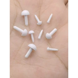 1,8mm/2mm/2,5mm/3mm/3,5mm/4mm/4,5mm/5mm/5,5mm/6mm ojos de muñeca para juguete de ganchillo, accesorios de plástico para muñecas DIY, 100 unidades por lote