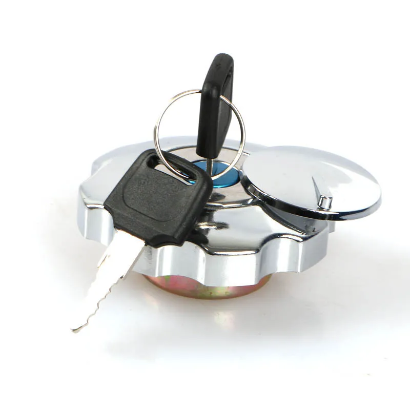 دراجة نارية الألومنيوم خزان الوقود الغاز غطاء التبديل مفاتيح الوقود مفتاح قفل استبدال أجزاء لهوندا CG125 CB100 CL SL100 CB125 SL125 XL