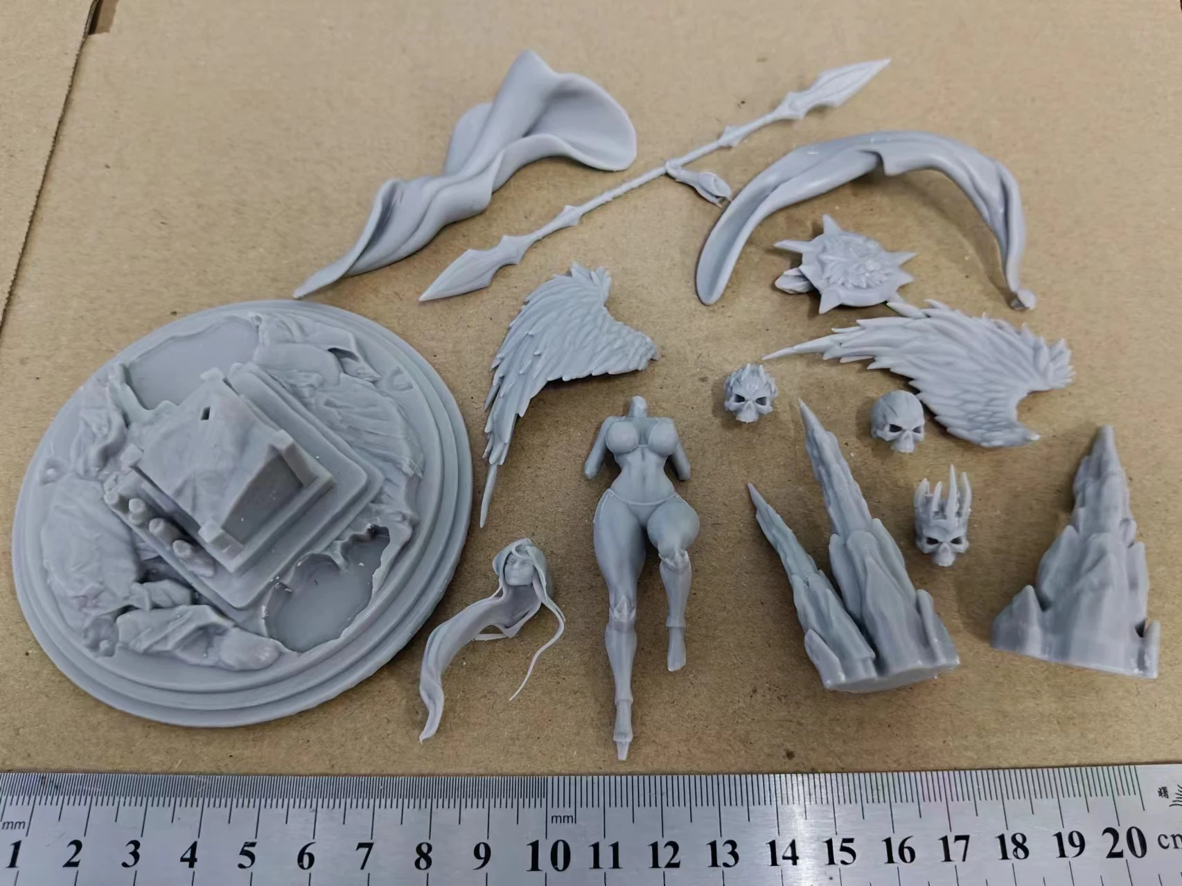 ﻿   1/24 مقياس تمثال راتنج القتال أنثى الملاك Nsfw لتقوم بها بنفسك ثلاثة أنواع من مجموعات تجميع أطقم منمذجة غير مجمعة وغير مصبوغ