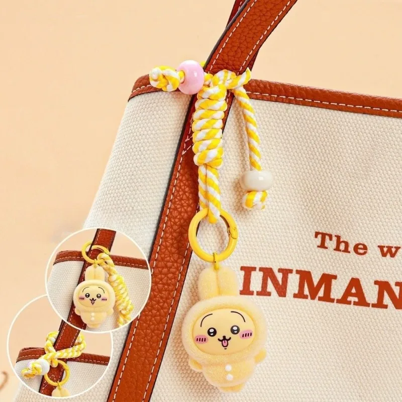 Novo kawaii sanrio chiikawa bonito dos desenhos animados de alto valor chaveiro de pelúcia pingente boneca mochila chaveiro pingente brinquedo das crianças