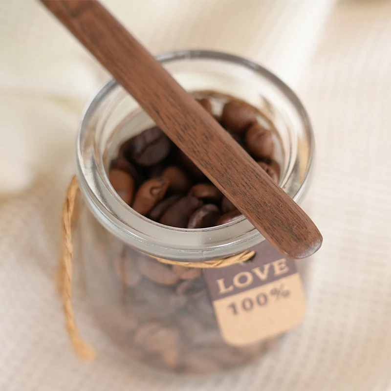 محرك القهوة من خشب الجوز الأسود، محرك المشروبات المصنوع يدويًا، أداة المقهى، ملحقات المطبخ متعددة الوظائف، محرك. #2