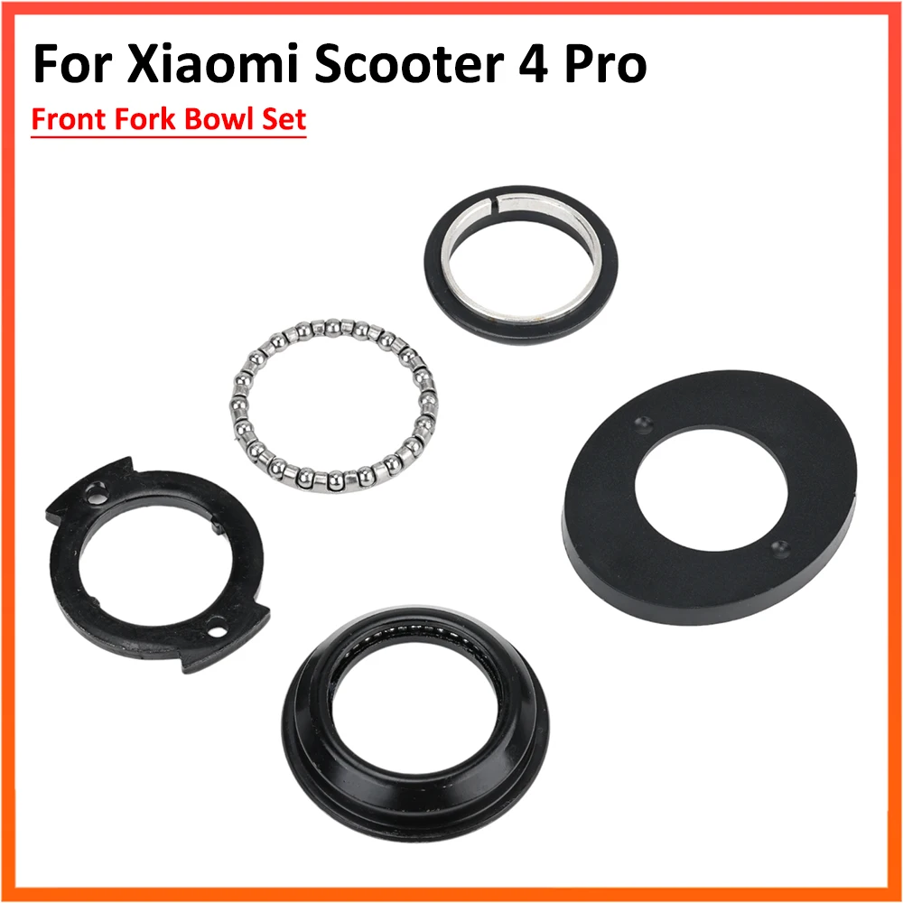 Front Fork Bowl Set for Xiaomi Electric Scooter 4 Pro Fold Pole Internal Steering Bearing Scooter Repair Parts