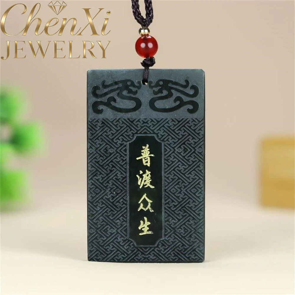 

Natural Hetian Green Jade Guanyin Pendant Luxury Quality Fashion Fine Jewelry Exquisite Buddhist Amulets And Mascots Souvenir