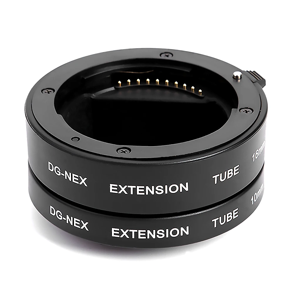 Metal Auto Focus AF Macro Extension Tube 10mm 16mm for Sony A6500 A6300 A6000 A7SII A7R A7III A7II A7 A9 NEX E-Mount Camera