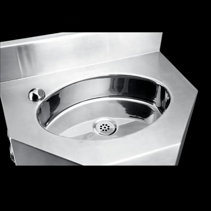 Cross-border Vandal Resistant Stainless Steel Combination Toilet Prison Use One Piece Floor Mount Toilet