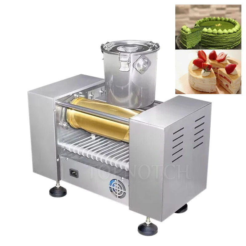 Commercial Mille Crepe Wrapper Cake Machine Durian Thousand Layer Spring Roll Pancake Making Maker