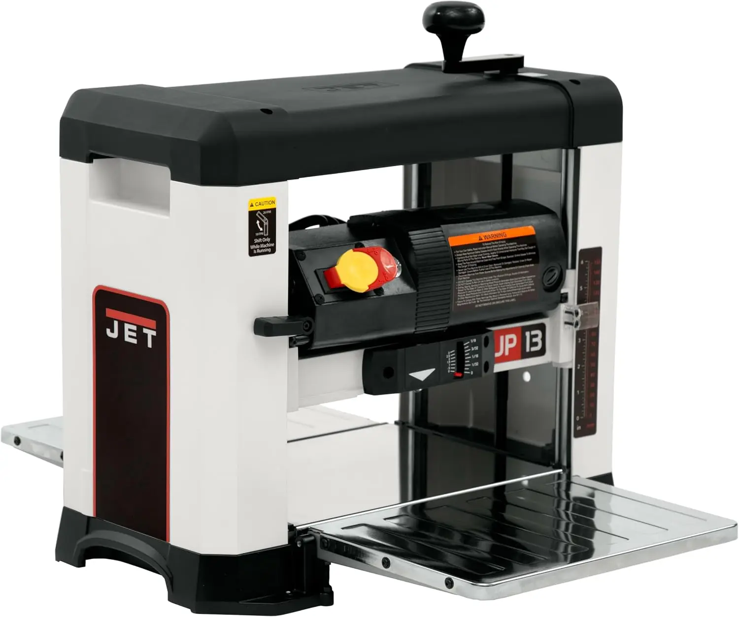 13-Inch Benchtop Planer Helical Style 18/26 FPM 1Ph 120V Helical-style cutterhead smoother and quieter cut