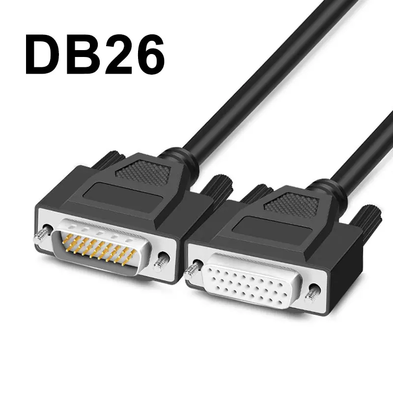 

DB26 Extension Cable 3 Rows of 26 Pins Male to Male Male to Female Data Wire Industrial Grade DB 26 Pin Connecting Control Line