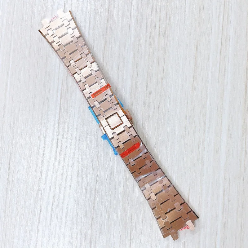 21mm 26mm 28mm Stainless Steel Watchband Fit for AP Audemars Piguet Royal Oak 15400 26331 15500 Metal Watch Strap Folding Buckle