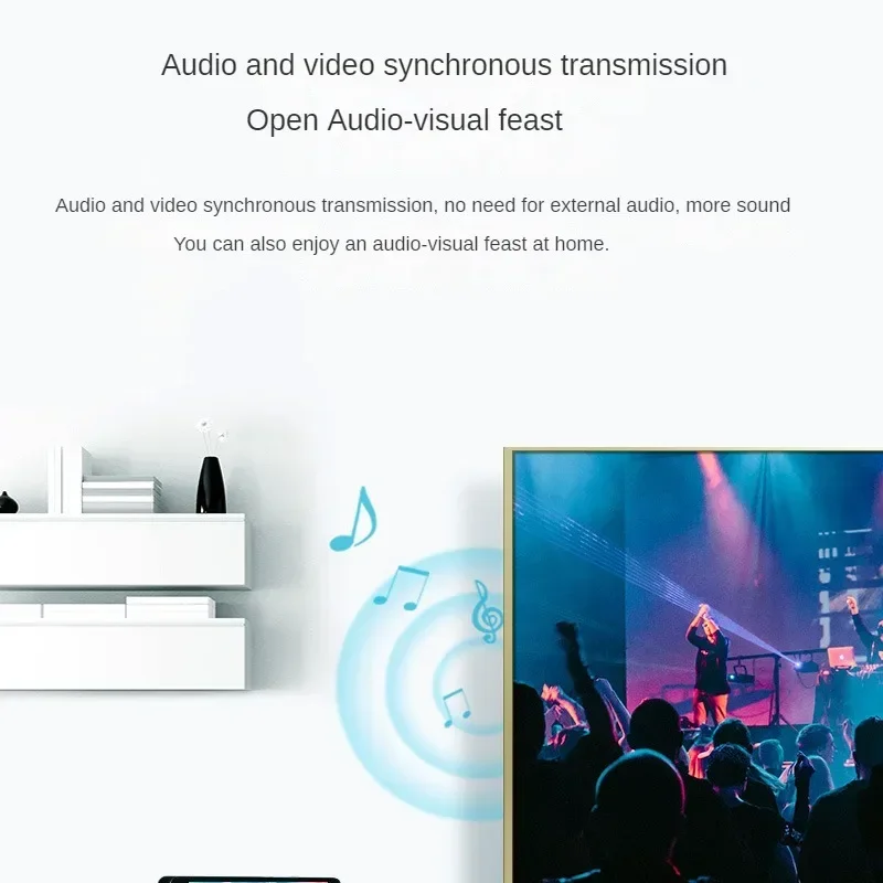 4K60HZ Mini Micro HDMI-Compatible adapter converter For Laptop Graphics Card Camera TV Monitor HD Adapter Audio Video