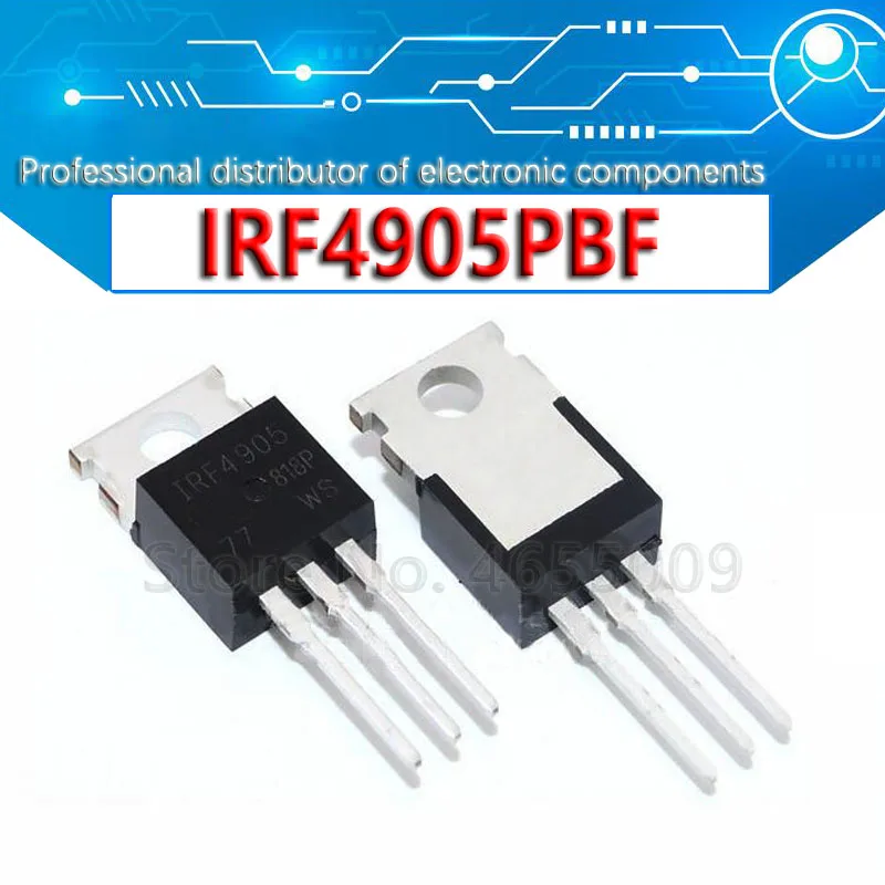 10pcs/lot IR new IRF4905 FET IRF4905PBF 74A 55V 200W TO-220