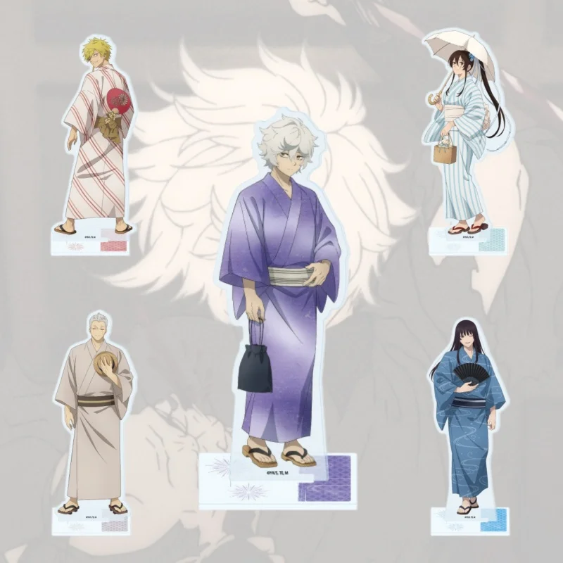 Anime Hell's Paradise Jigokuraku Acrylic Stand Gabimaru Yuzuriha Cartoon Keychain Model Figure Cosplay Plate Holder Topper