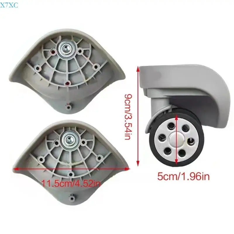 X7XC Luggage Trolley Case Luggage Double Row Luggage Left and Right DIY Replacement Part