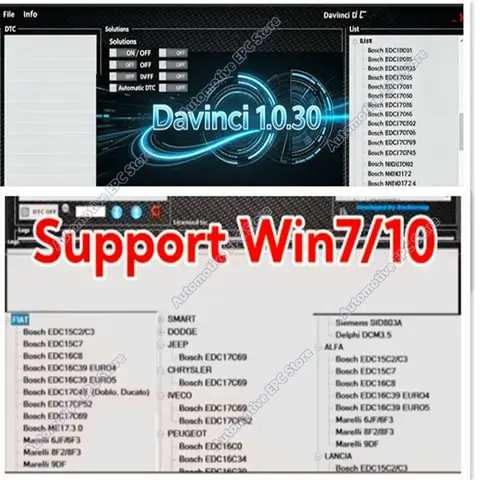 2026 hot selling newest   Dav-in-ci 1.0.30/1.0.28 Software Support Win 7/10 D.a-vin-ci 1.0.30 - Software