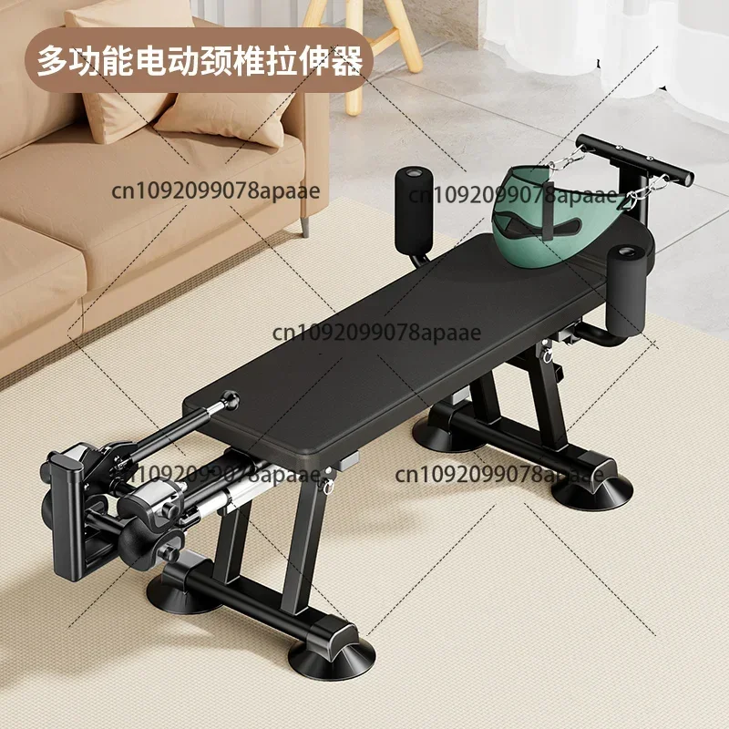 Electric Traction Waist Spine Stretching Automatic Fitness Equipment for Home Use
