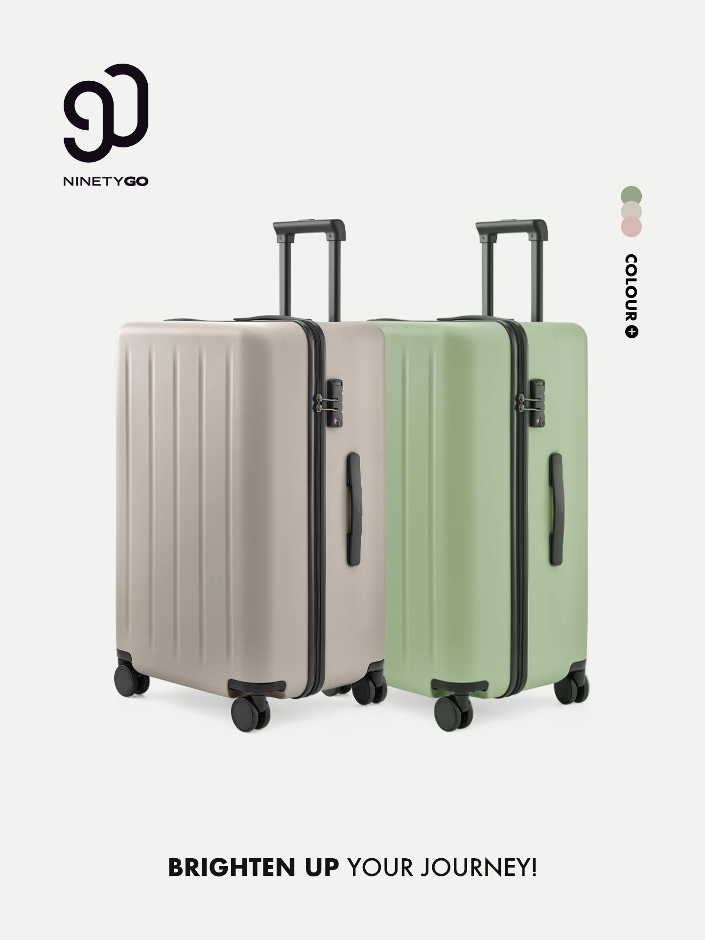 

90 Points Durable Thickened Large Capacity Luggage Bag Travel Suitcase with Pull Rod 20 Inches Password Lock 24 Inches