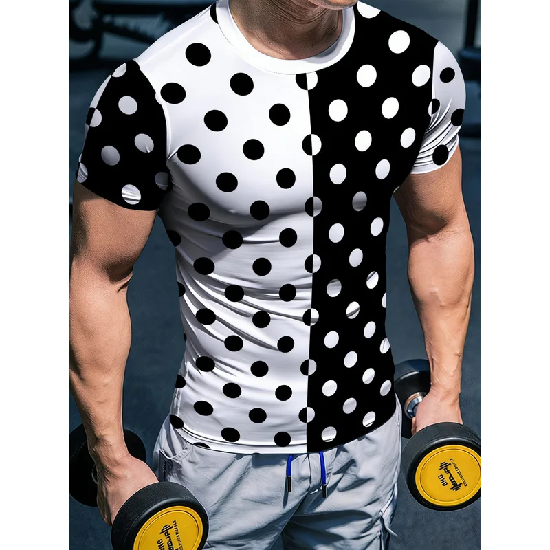 Men's Casual Sport Fitness Shapewear T Shirts High Stretch Fabric Excellent Elasticity Unrestricted Movement During Intense Work