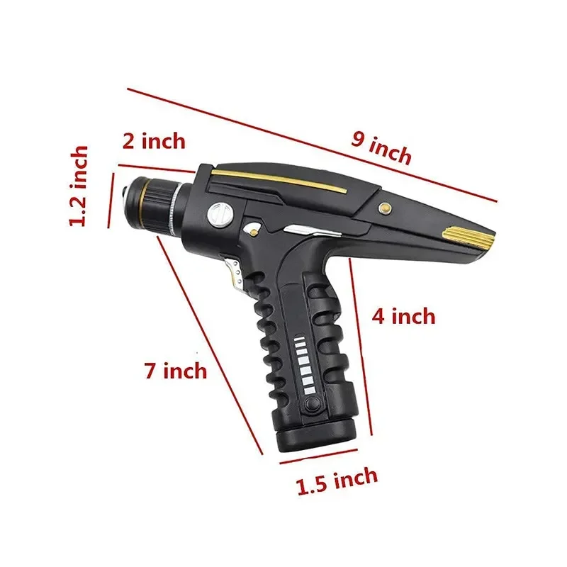 New 2025 P-Jsmen Star Discovery Trek Starfleet Hand Phaser Gun Type II Prop Resin Kit 1:1 Replica Cosplay Halloween CostumeX158