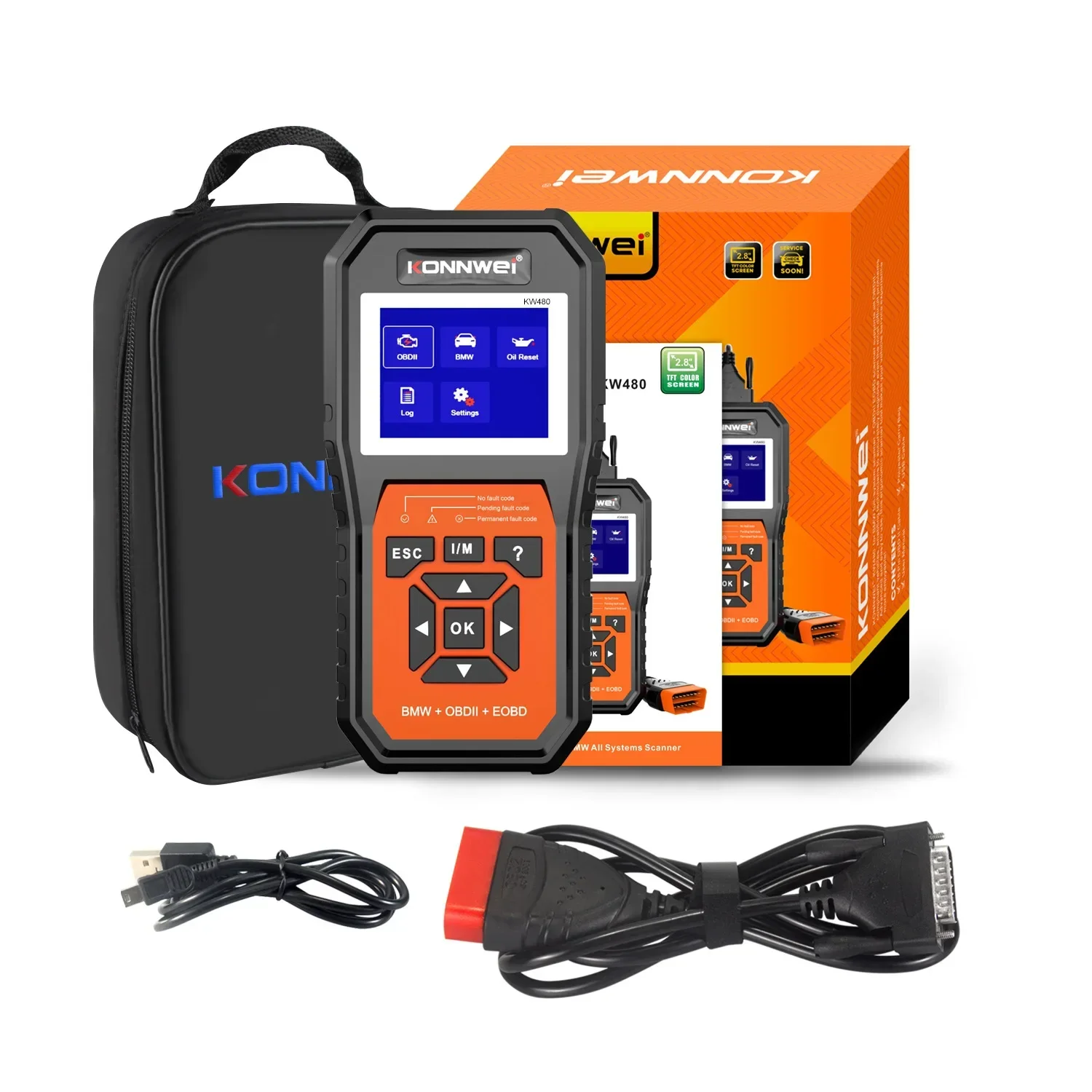 KONNWEI KW480 B M W  Special Function ABS BMW Special Car OBD Diagnostic Instrument