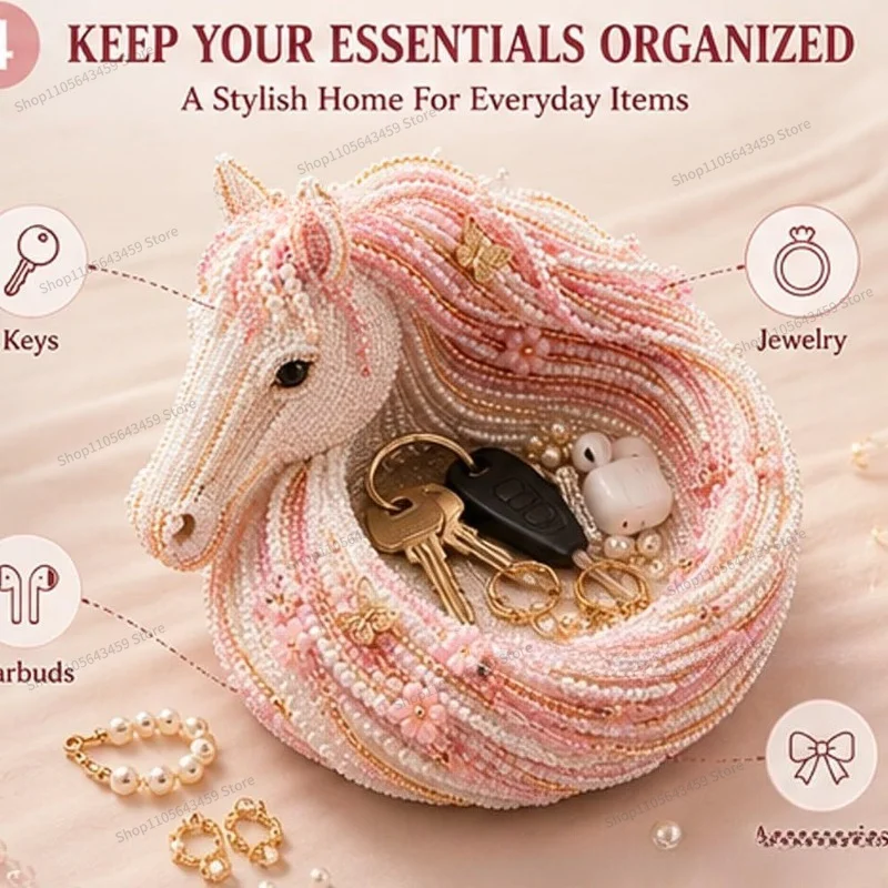For Beaded Horse Mane Catchall Tray Kit