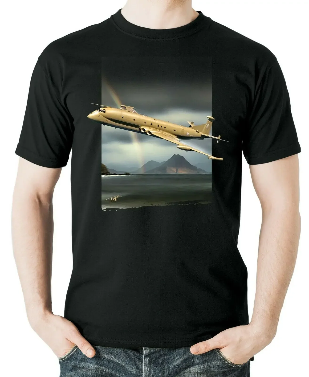 

Nimrod - Maid of Moray Aviation Themed T-Shirt. Summer Cotton Short Sleeve O-Neck Mens T Shirt New S-3XL