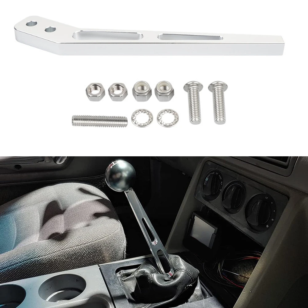 

Curved Shifter Handle 3/8-16 Thread 10 Inch For Tremec For T5 T45 T56 For TKO500 ForTKO600 For Mustang Hurst Gear Lever Aluminum