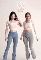 Worldbox 1/6 Female Yoga Gear Stretch Clothes Model Fit 12'' AT201 AT202 Soldier Action Figure Body Dolls