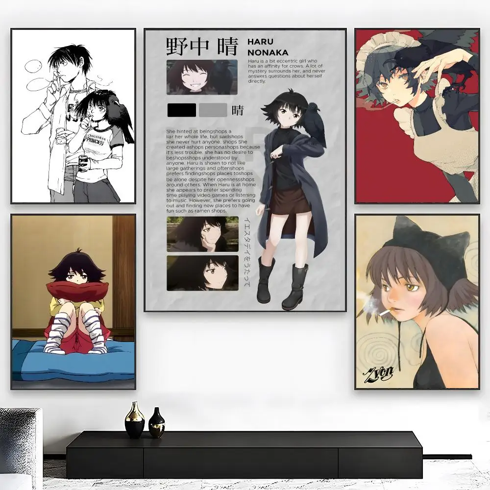 Music Anime S-Sing Yesterday for Me Poster Wall art print art suitable for living room bedroom bar parlor home decor gift