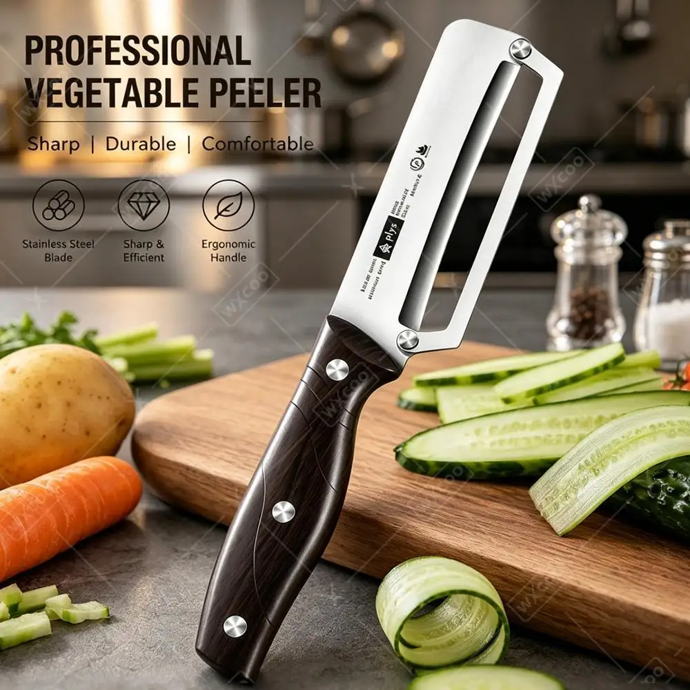 WXCOO  With Ergonomic Handle  Multi Functional Vegetable Peeler  For Peeling Slicing Fruits And Vegetables Kitchen tools