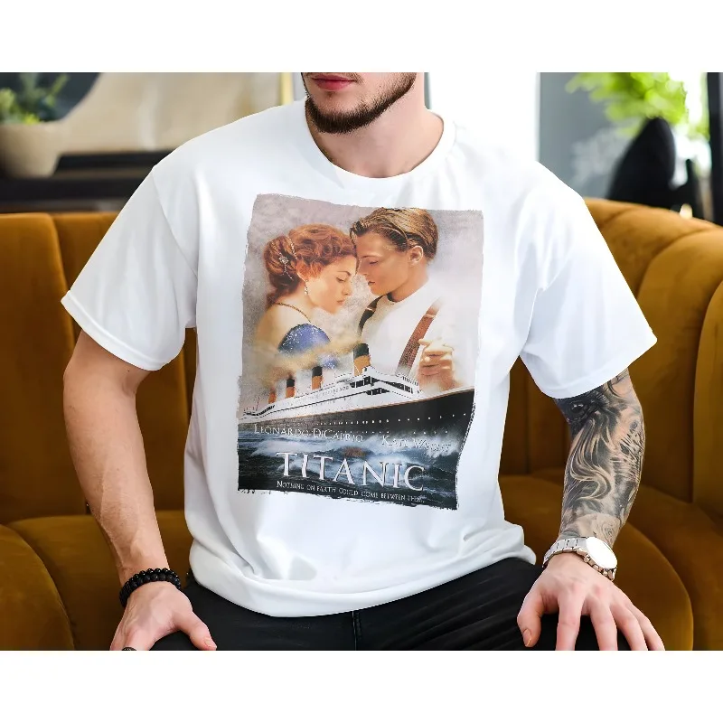 Мужская-футболка-с-классическим-постером-фильма-«Титаник»-летняя-новая-хлопковая-повседневная-модная-футболка