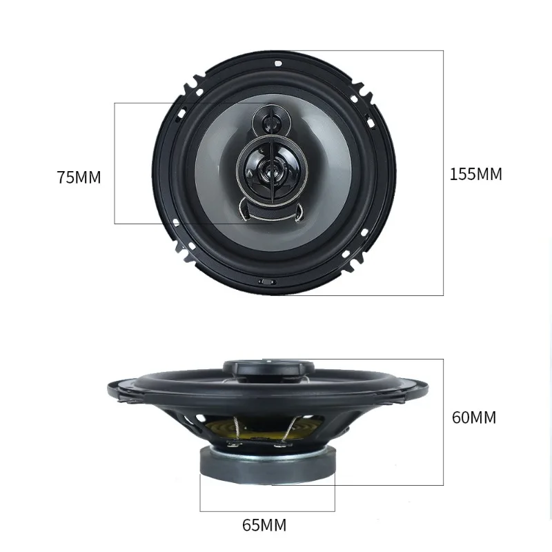 Car audio l Upgraded TS-1698G car audio speaker 6-inch coaxial car speaker