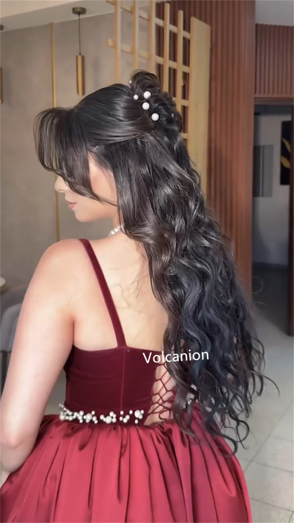 Customized Velour Beading A-line Spaghetti Strap Long Dresses Bespoke Occasion Evening Simple Elegant Modern Style