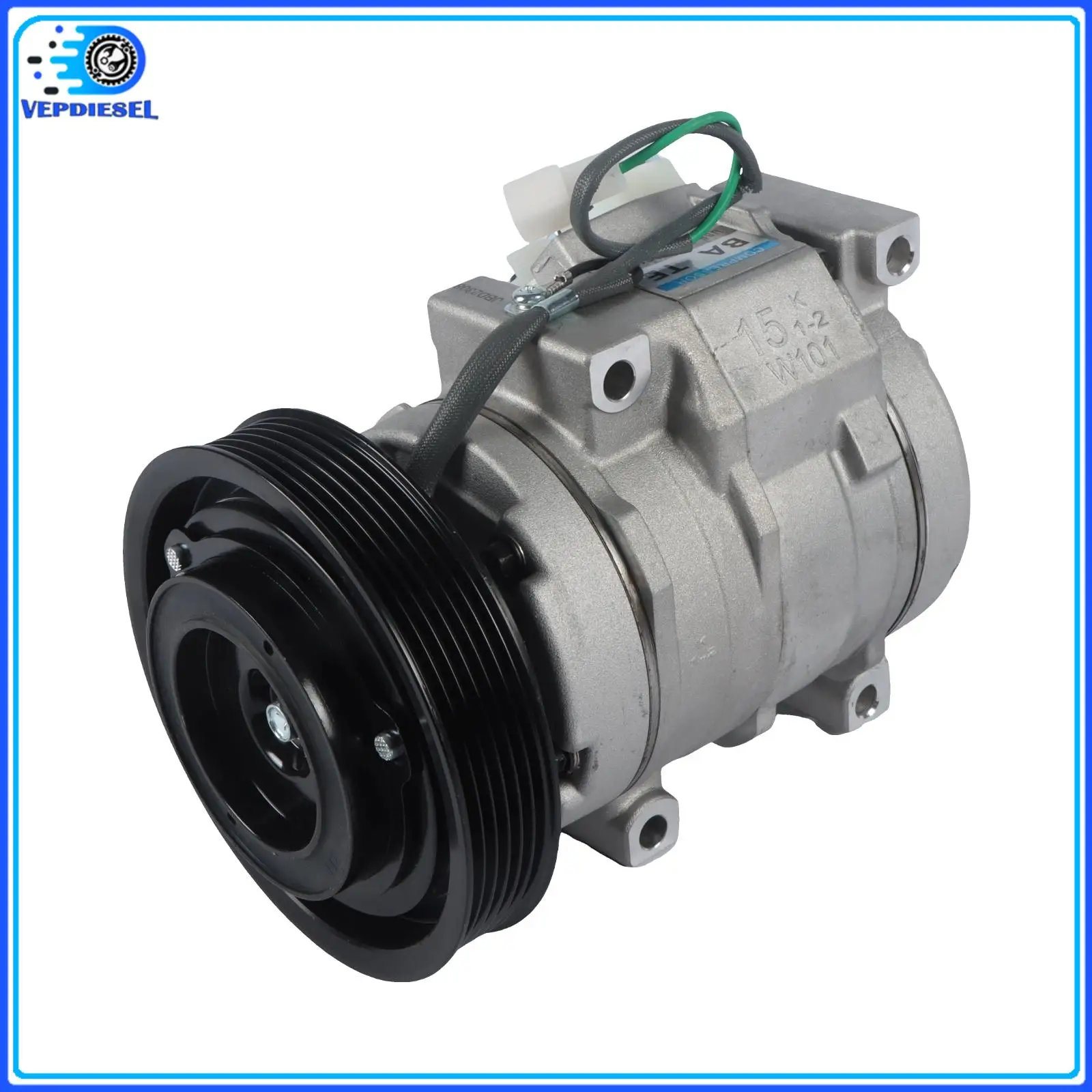 

6PK Air Conditioning Compressor 33470-60140 3347060140 For Hitachi ZW370 Excavator Parts
